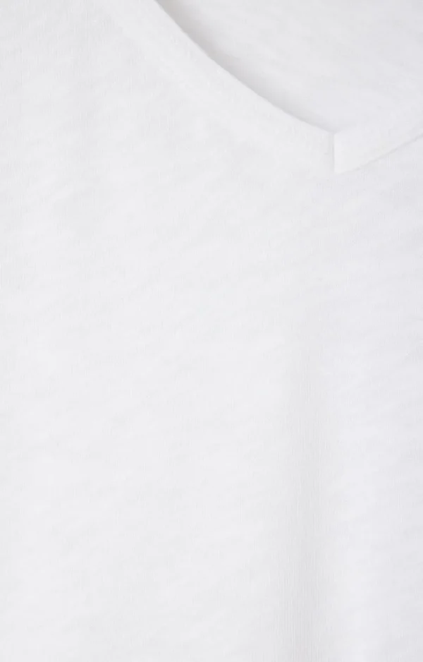 American Vintage Sonoma V Neck T-Shirt white