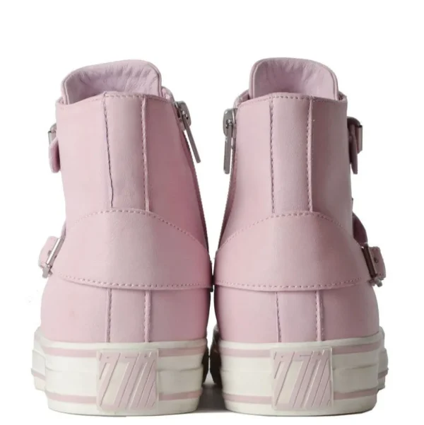 Ash Virgin Leather Trainer crystal rose