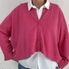 Caroline Crew Cardigan fuchsia