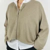 Caroline Crew Cardigan Taupe