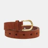 Fabienne Chapot Heart Belt cognac