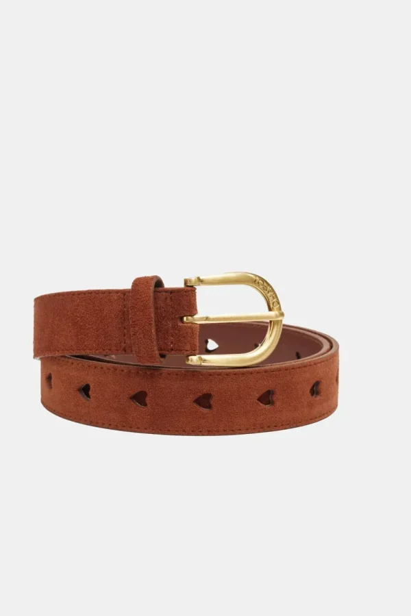 Fabienne Chapot Heart Belt cognac