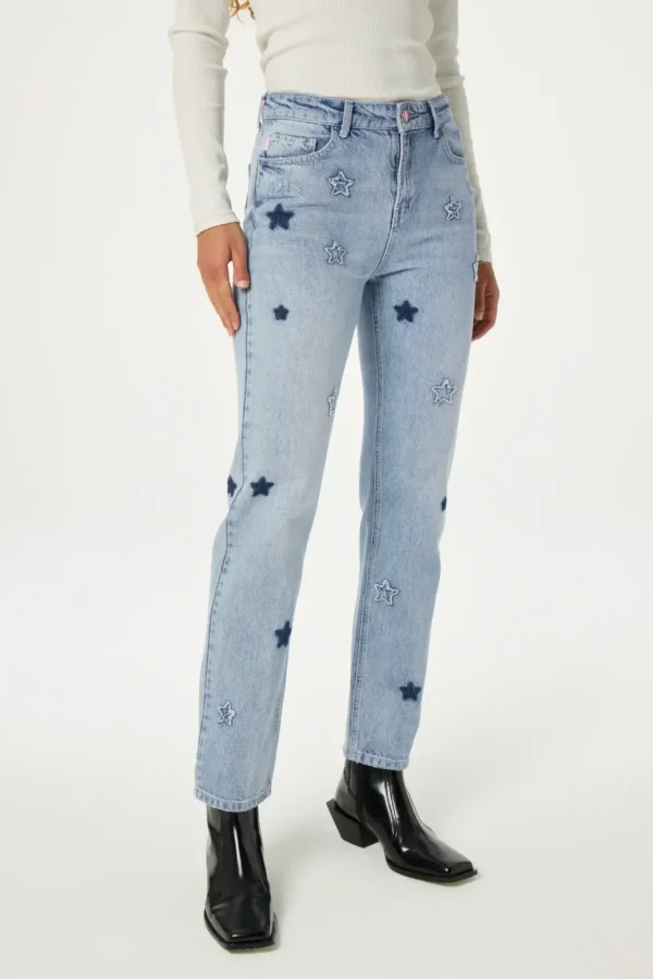 Fabienne Chapot Jeans Lola Vintage Stars light blue