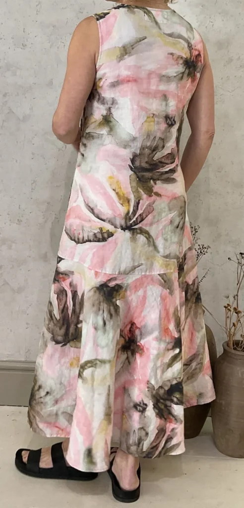 Grizas Dress abstract floral pinks