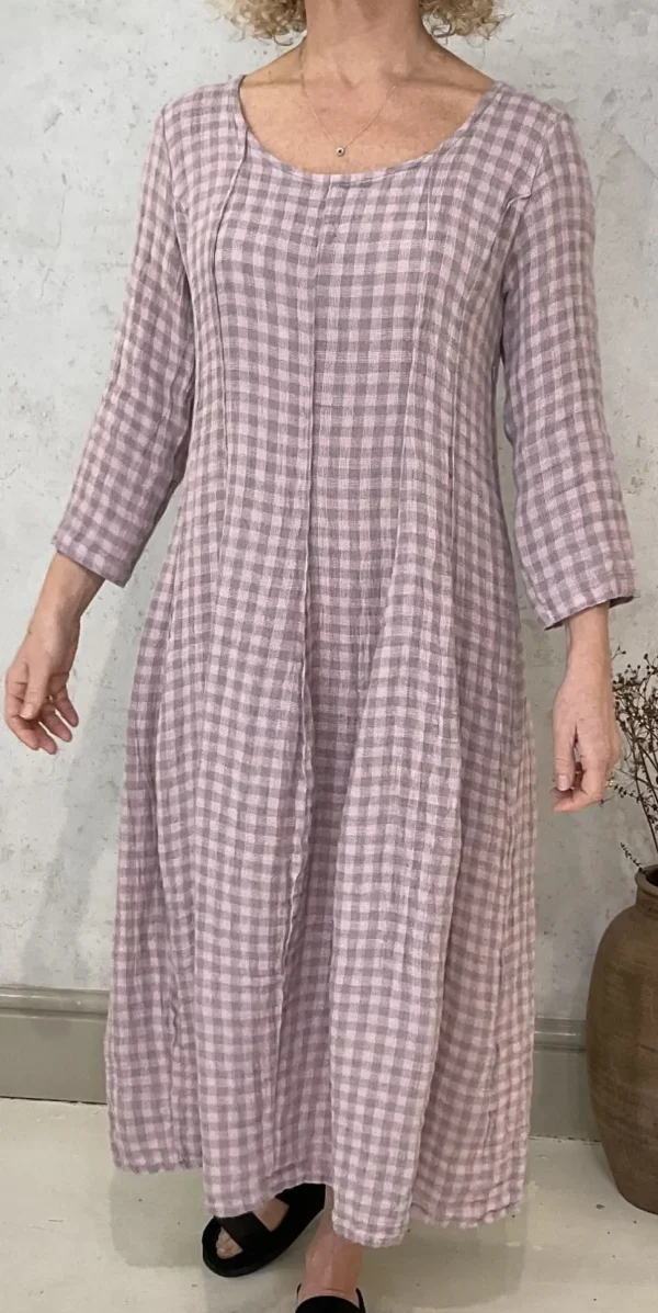 Grizas Dress pink check