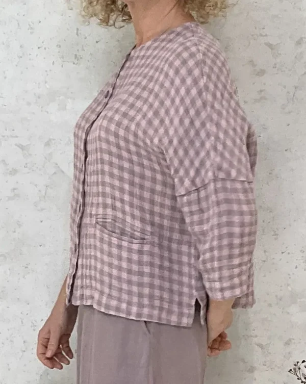 Grizas Jacket pink check