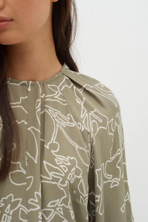 InWear Blouse Baiti pine tree silhouette lines