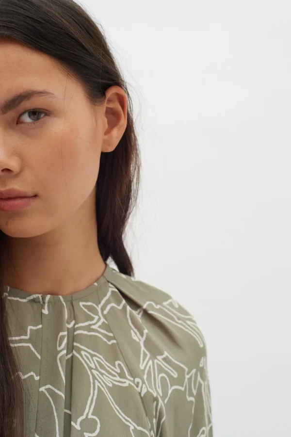 InWear Blouse Baiti pine tree silhouette lines