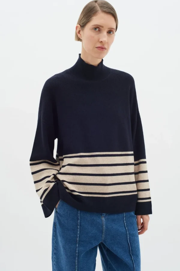 InWear Jumper Gittel black/haze melange