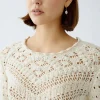 Oui Lace Jumper gardenia