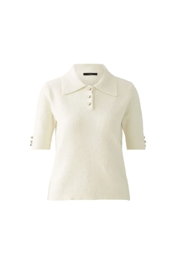 Oui Polo Jumper gardenia