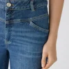 Oui The Straight Jeans dark blue denim