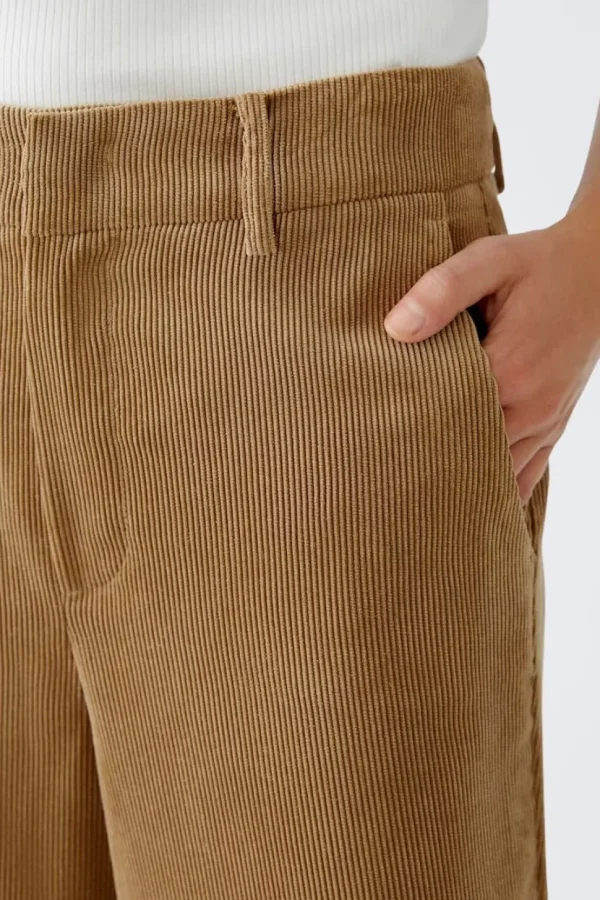 Oui Trouser Cord camel