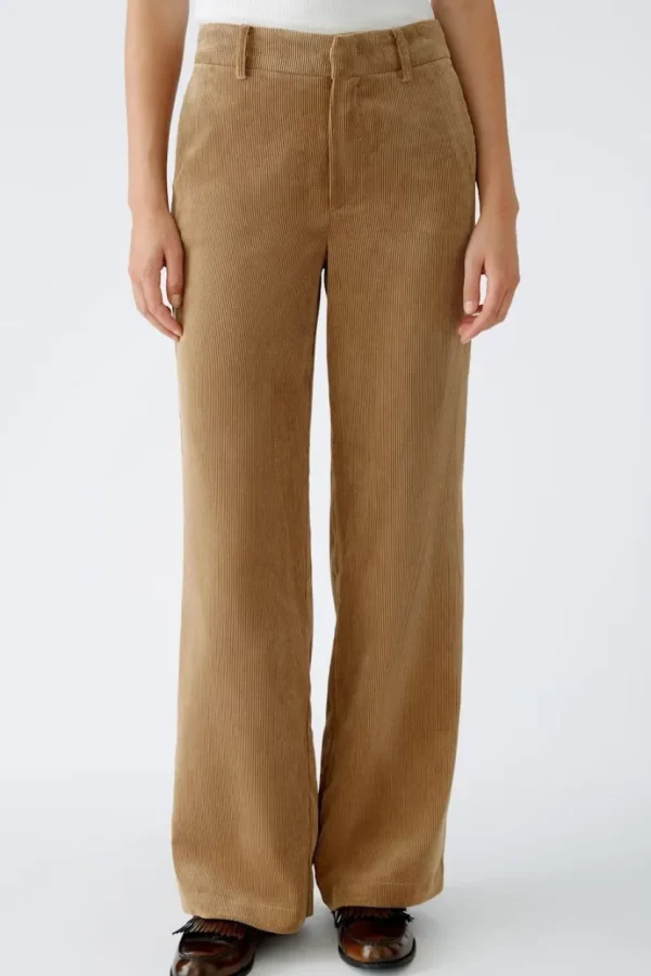 Oui Trouser Cord camel