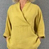 OWN Kimono Top mustard