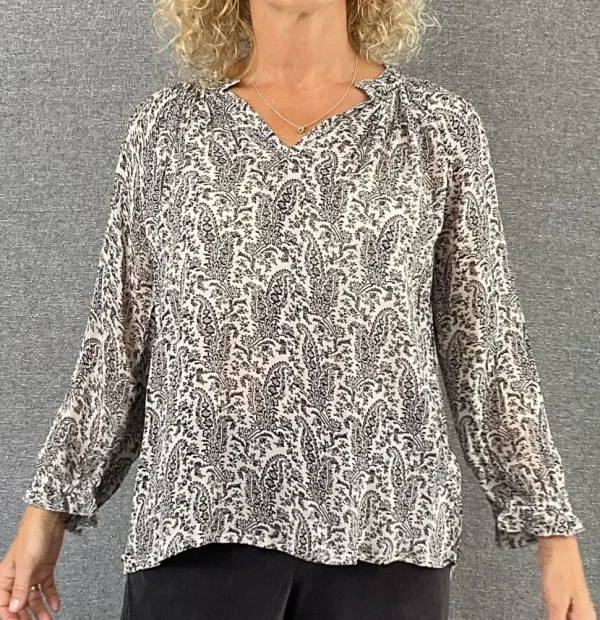 Part Two Blouse Elsia french oak paisley print