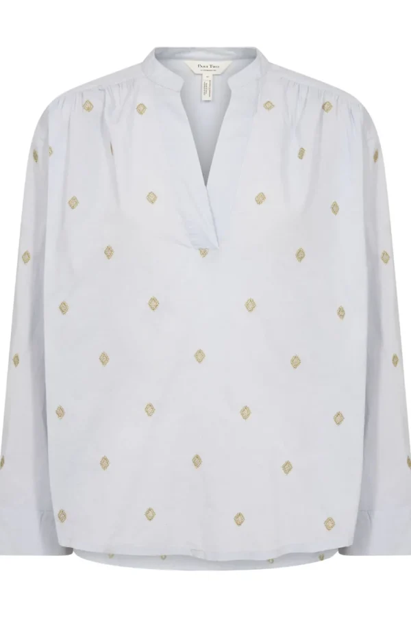 Part Two Blouse Natale heather/gold