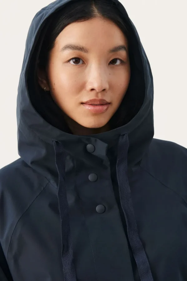 Part Two Raincoat Emmy dark navy