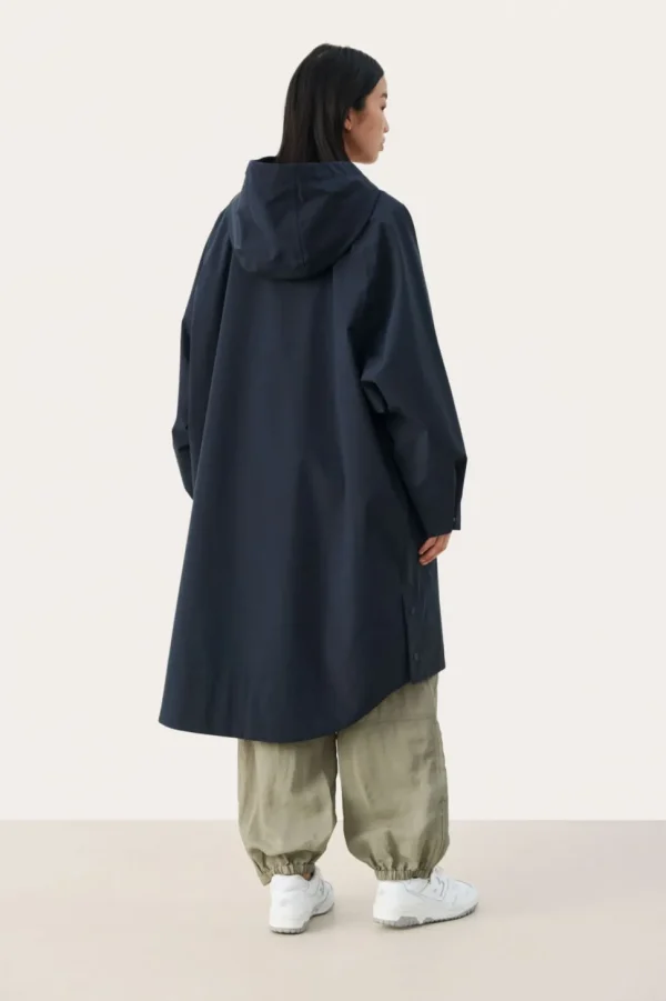 Part Two Raincoat Emmy dark navy