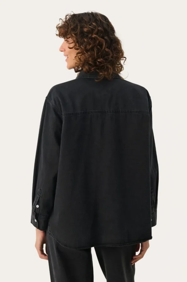 Part Two Shirt Collette washed black denim