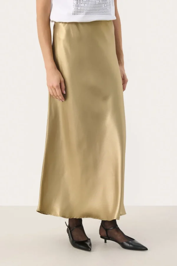 Part two Skirt Laurinas gold metallic