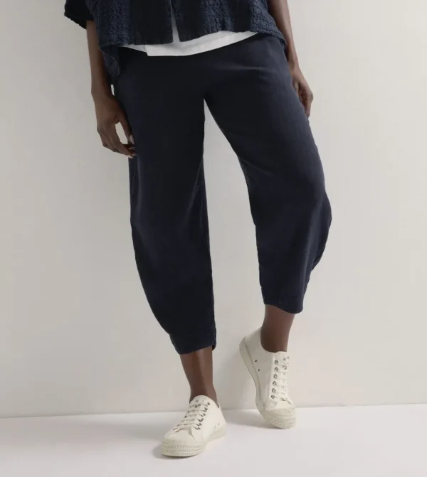 Sahara Twisted Linen Crop Bubble Trouser night