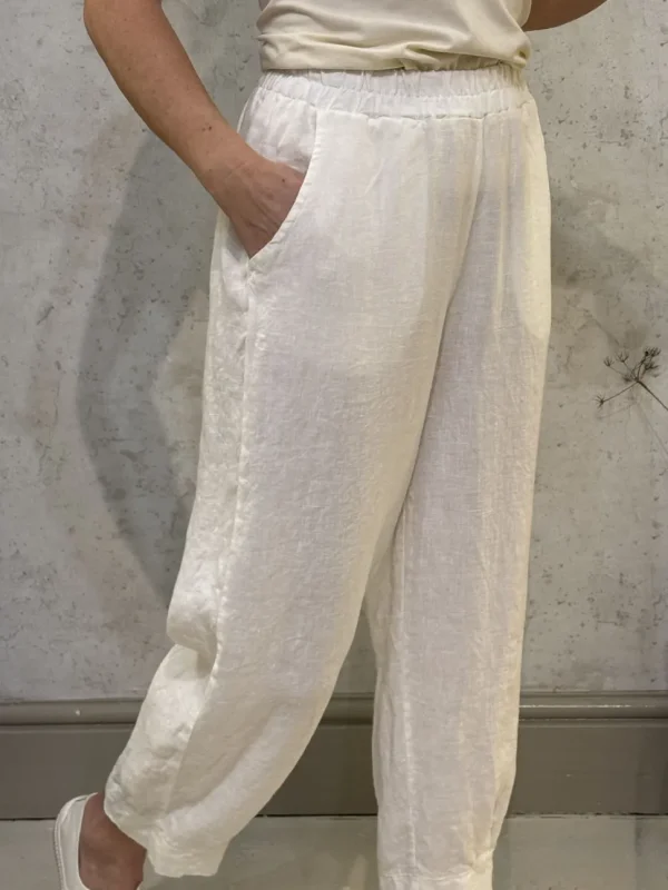 Thing Linen Trousers off white