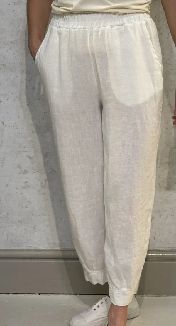 Thing Linen Trousers off white