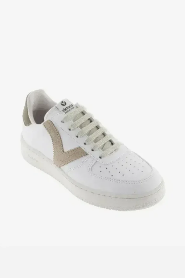 Victoria Madrid Vegan Leather Trainers taupe