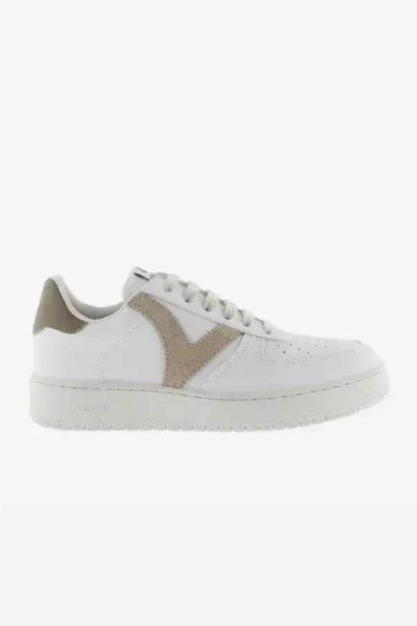 Victoria Madrid Vegan Leather Trainers taupe